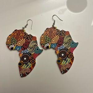 BRAND NEW funky patterned earrings!